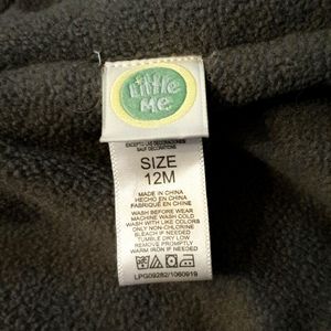 Little Me hooded zip up vest